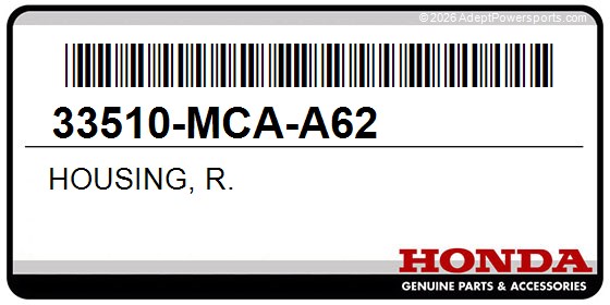 Honda 33510-MCA-A62 Housing, R.