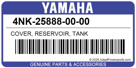 Yamaha 4NK-25888-00-00 Cover, Reservoir, Tank