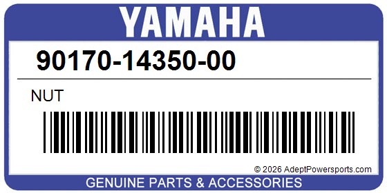 Yamaha 90170-14350-00 Nut