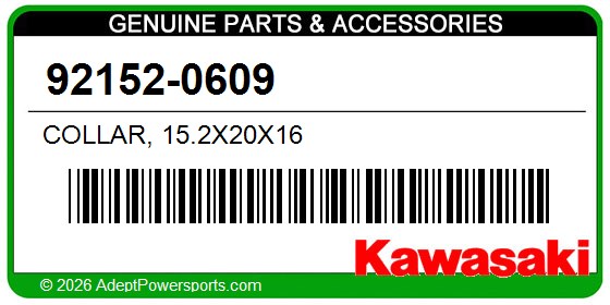 Kawasaki 92152-0609 Collar, 15.2X20x16