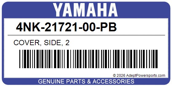 Yamaha 4NK-21721-00-PB Cover, Side, 2