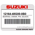 Suzuki 12164-48G00-0B0 Bearing, Crank, Pin, (Black)