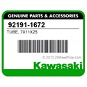 Kawasaki 92191-1672 Tube, 7X11x25
