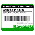 Kawasaki 55028-0112-683 Cowling, Upp, Rh, O.Blue