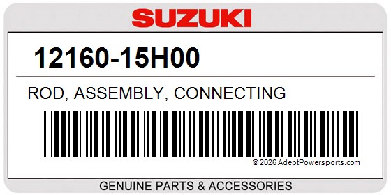 Suzuki 12160-15H00 Rod, Assembly, Connecting