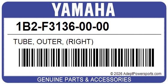 Yamaha 1B2-F3136-00-00 Tube, Outer, (Right)