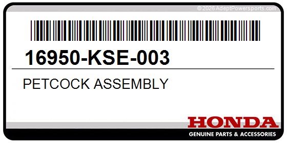Honda 16950-KSE-003 Petcock Assembly