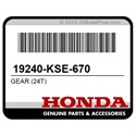 Honda 19240-KSE-670 Gear (24T)