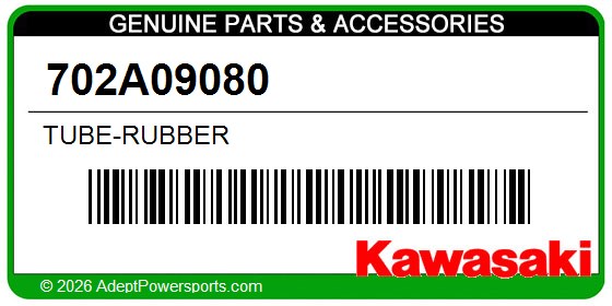 Kawasaki 702A09080 Tube-Rubber