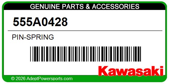Kawasaki 555A0428 Pin-Spring