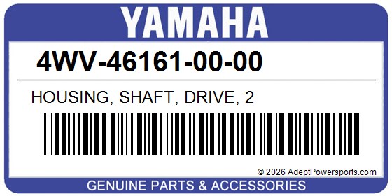 Yamaha 4WV-46161-00-00 Housing, Shaft, Drive, 2