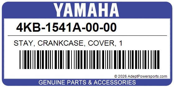 Yamaha 4KB-1541A-00-00 Stay, Crankcase, Cover, 1