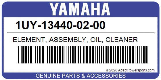 Yamaha 1UY-13440-02-00 Element, Assembly, Oil, Cleaner