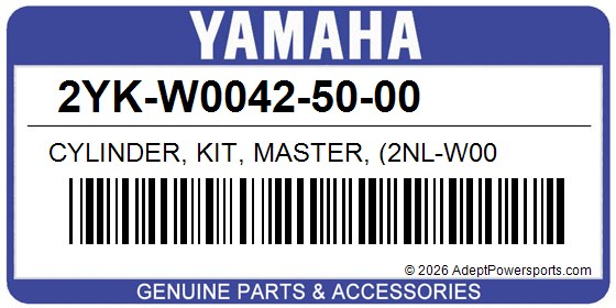 Yamaha 2YK-W0042-50-00 Cylinder, Kit, Master, (2Nl-W00