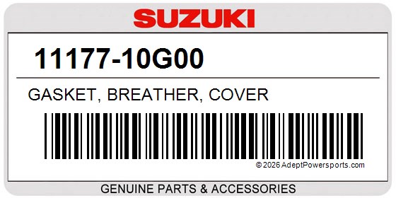 Suzuki 11177-10G00 Gasket, Breather, Cover