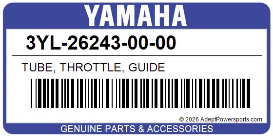 Yamaha 3YL-26243-00-00 Tube, Throttle, Guide