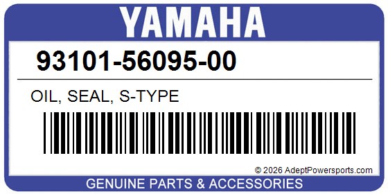 Yamaha 93101-56095-00 Oil, Seal, S-Type