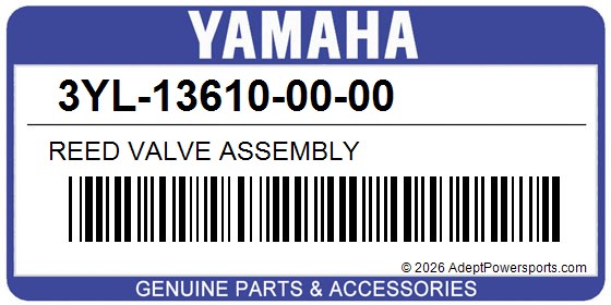 Yamaha 3YL-13610-00-00 Reed Valve Assembly