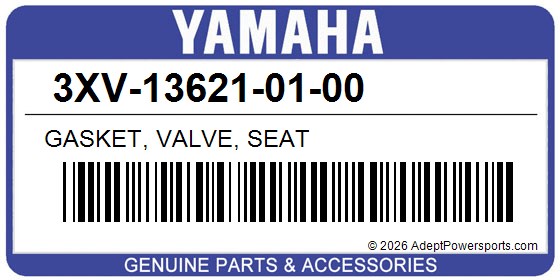 Yamaha 3XV-13621-01-00 Gasket, Valve, Seat