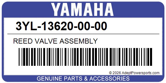 Yamaha 3YL-13620-00-00 Reed Valve Assembly