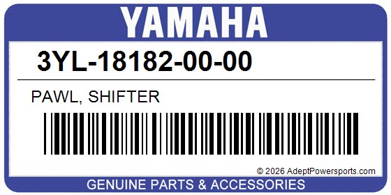 Yamaha 3YL-18182-00-00 Pawl, Shifter