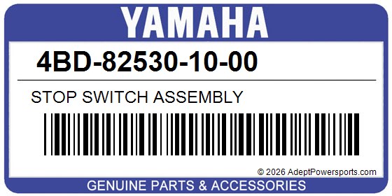 Yamaha 4BD-82530-10-00 Stop Switch Assembly
