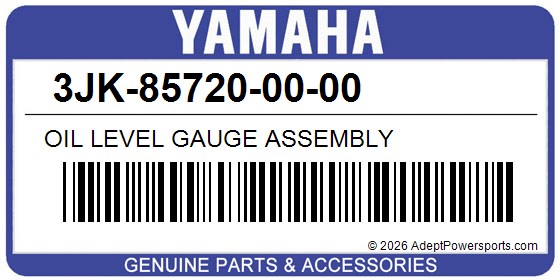 Yamaha 3JK-85720-00-00 Oil Level Gauge Assembly