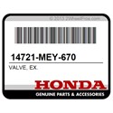 Honda 14721-MEY-670 Valve, Ex.
