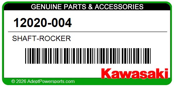 Kawasaki 12020-004 Shaft-Rocker