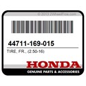 Honda 44711-169-015 Tire, Fr., (2.50-16)
