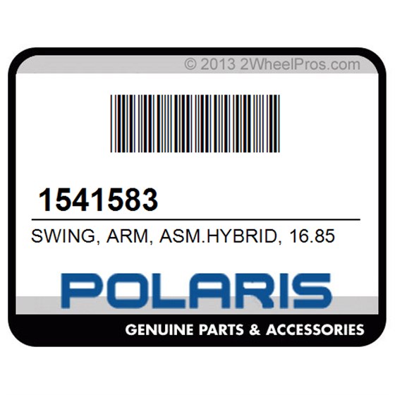 Polaris 1541583 Swing, Arm, Asm.Hybrid, 16.85