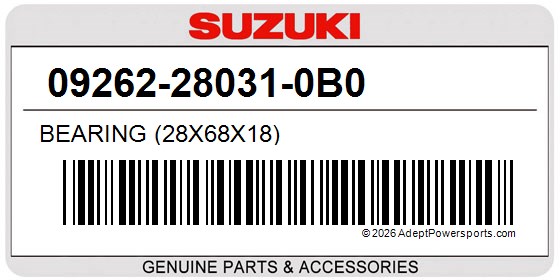 Suzuki 09262-28031-0B0 Bearing (28X68x18)