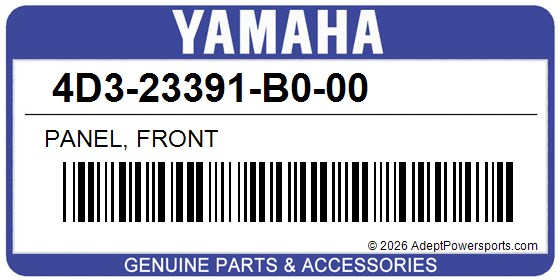 Yamaha 4D3-23391-B0-00 Panel, Front
