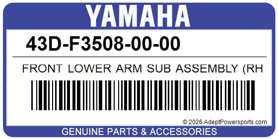 Yamaha 43D-F3508-00-00 Front Lower Arm Sub Assembly (Rh)