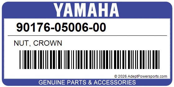 Yamaha 90176-05006-00 Nut, Crown