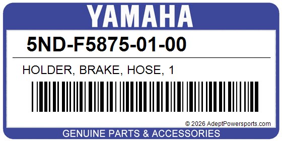Yamaha 5ND-F5875-01-00 Holder, Brake, Hose, 1