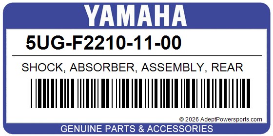 Yamaha 5UG-F2210-11-00 Shock, Absorber, Assembly, Rear