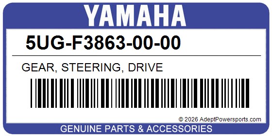 Yamaha 5UG-F3863-00-00 Gear, Steering, Drive