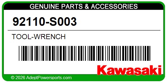 Kawasaki 92110-S003 Tool-Wrench
