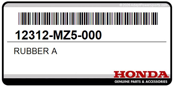 Honda 12312-MZ5-000 Rubber A