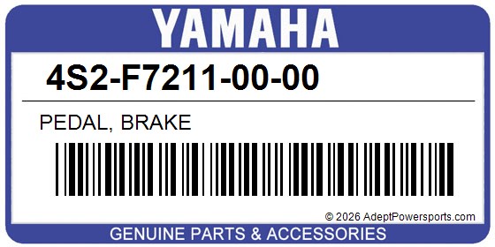 Yamaha 4S2-F7211-00-00 Pedal, Brake