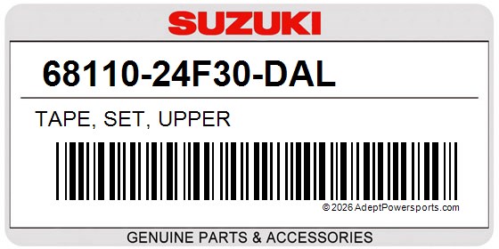 Suzuki 68110-24F30-DAL Tape, Set, Upper