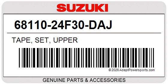 Suzuki 68110-24F30-DAJ Tape, Set, Upper