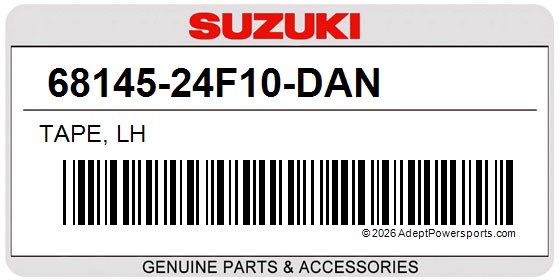 Suzuki 68145-24F10-DAN Tape, Lh