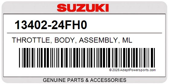 Suzuki 13402-24FH0 Throttle, Body, Assembly, Ml