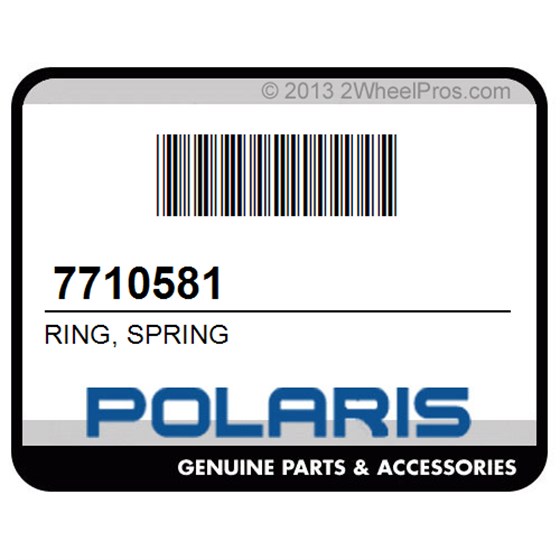 Polaris 7710581 Ring, Spring