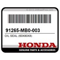 Honda 91265-MB0-003 Oil Seal (60X80x8)