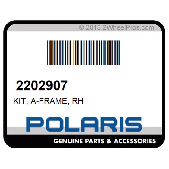 Polaris 2202907 Kit, A-Frame, Rh