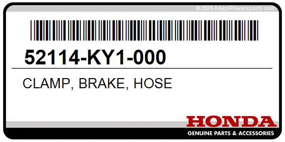 Honda 52114-KY1-000 Clamp, Brake, Hose