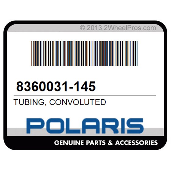 Polaris 8360031-145 Tubing, Convoluted